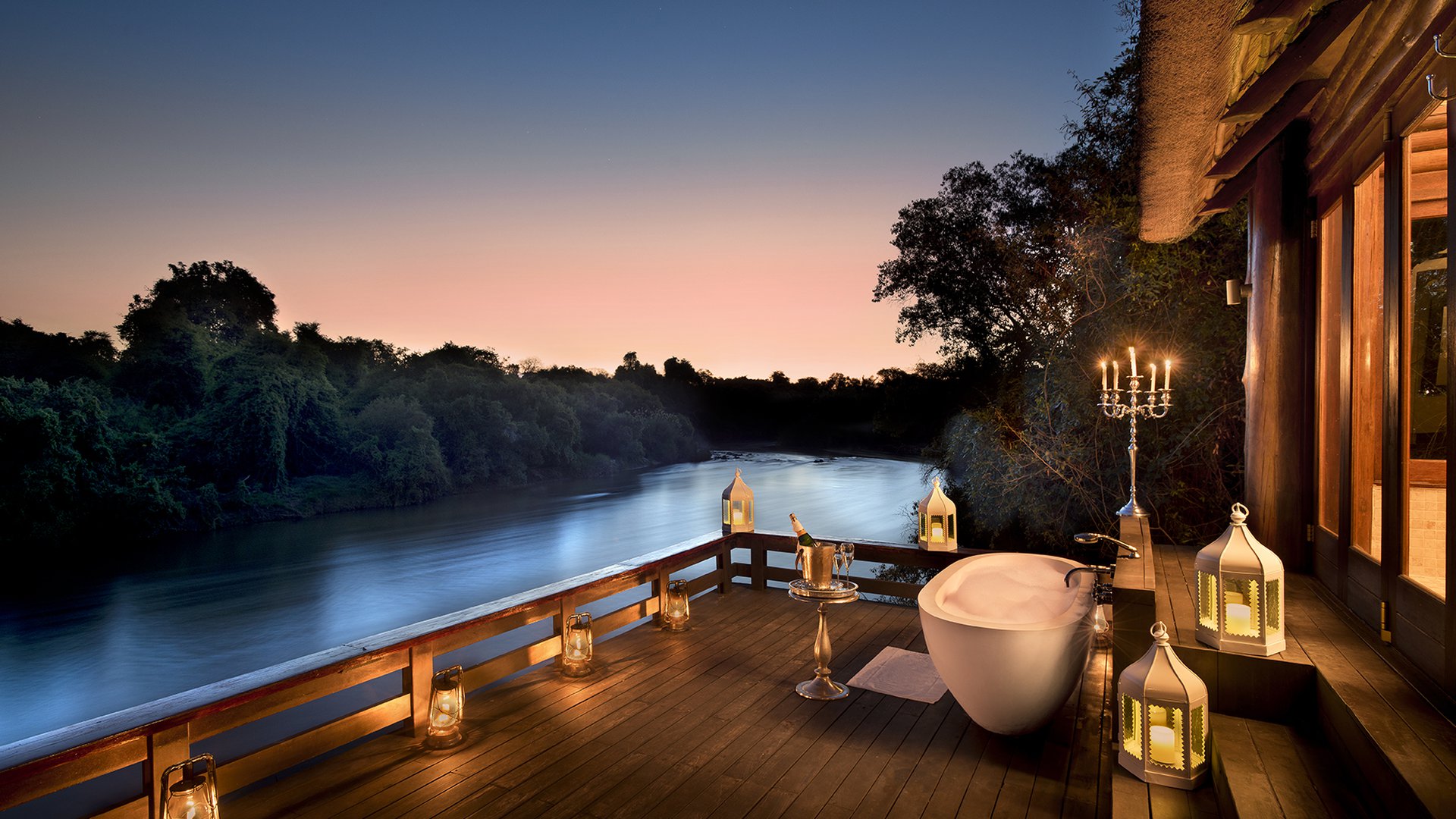 Island Lodge near Victoria Falls, Zambia | Royal Chundu